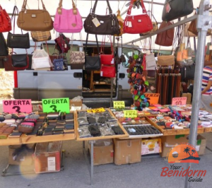bargins at cisne market rastro market in benidorm