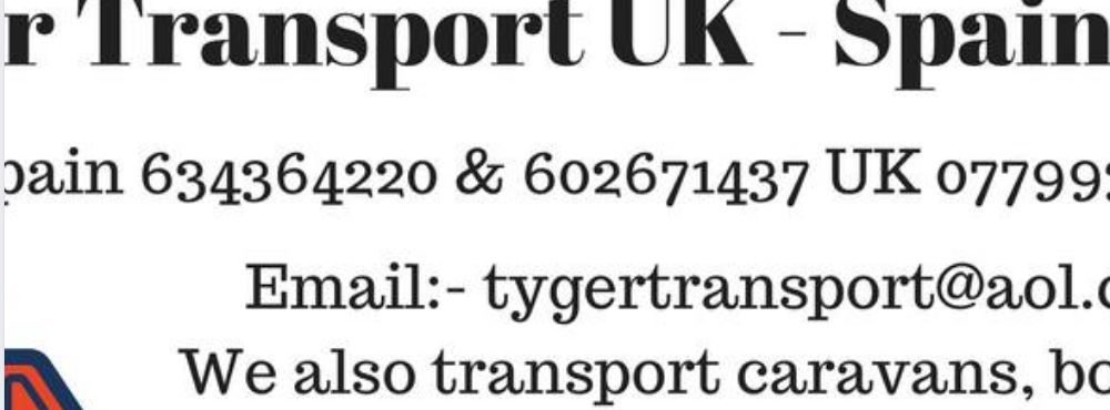 Tyger Transport UK - Spain
